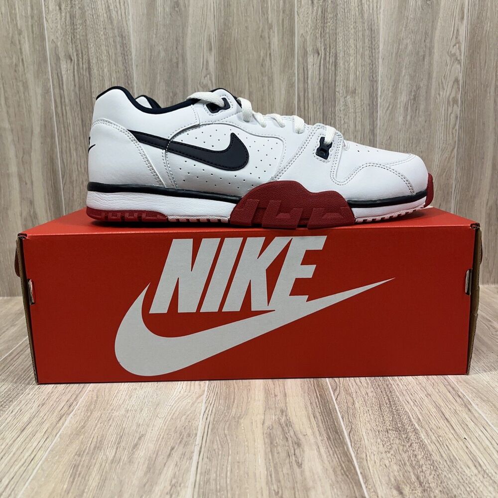 Nike Cross Trainer Low Men's Shoes White Gym Red Obsidian CQ9182-101 Men’s Sz 13